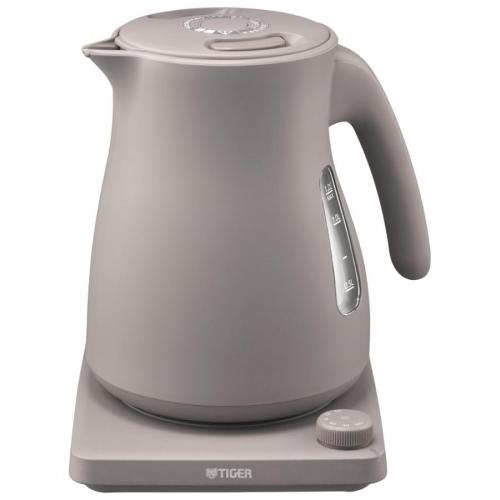 タイガー TIGER 温度調節機能付 蒸気レスケトル 1.2L チェスナッツグレー PTV-A120HC