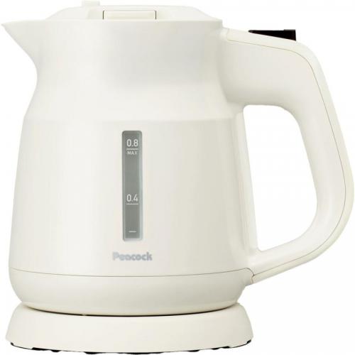 ピーコック Peacock 電気ケトル ホワイト WGK-08W