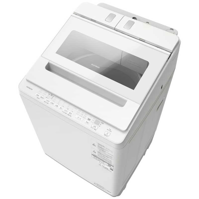 日立 HITACHI 全自動洗濯機 ビートウォッシュ 10kg 洗剤・柔軟剤自動投入 高濃度洗浄 ホワイト BW-X100P-W(大型）