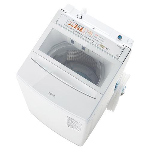 AQUA アクア 全自動洗濯機 VPシリーズ 泡フルウォッシュ 8kg 洗剤・柔軟剤自動投入 ホワイト AQW-VP8B(W)(大型）