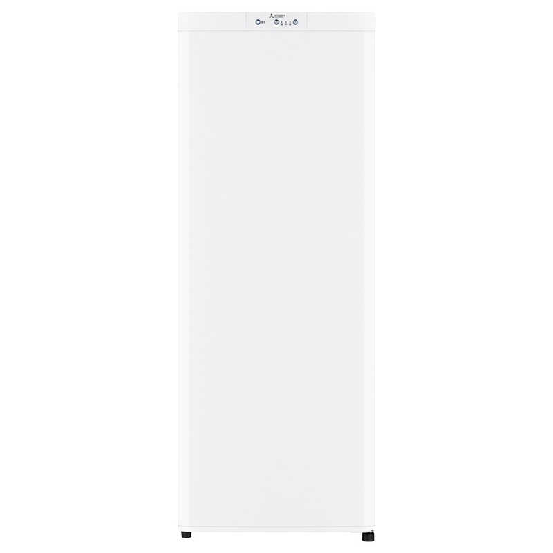 【10月9日新発売】三菱電機 MITSUBISHI ELECTRIC 冷凍庫 Uシリーズ 前開き 144L 1ドア 右開き ファン式自動霜取 ホワイト MF-U14P-W(大型）
