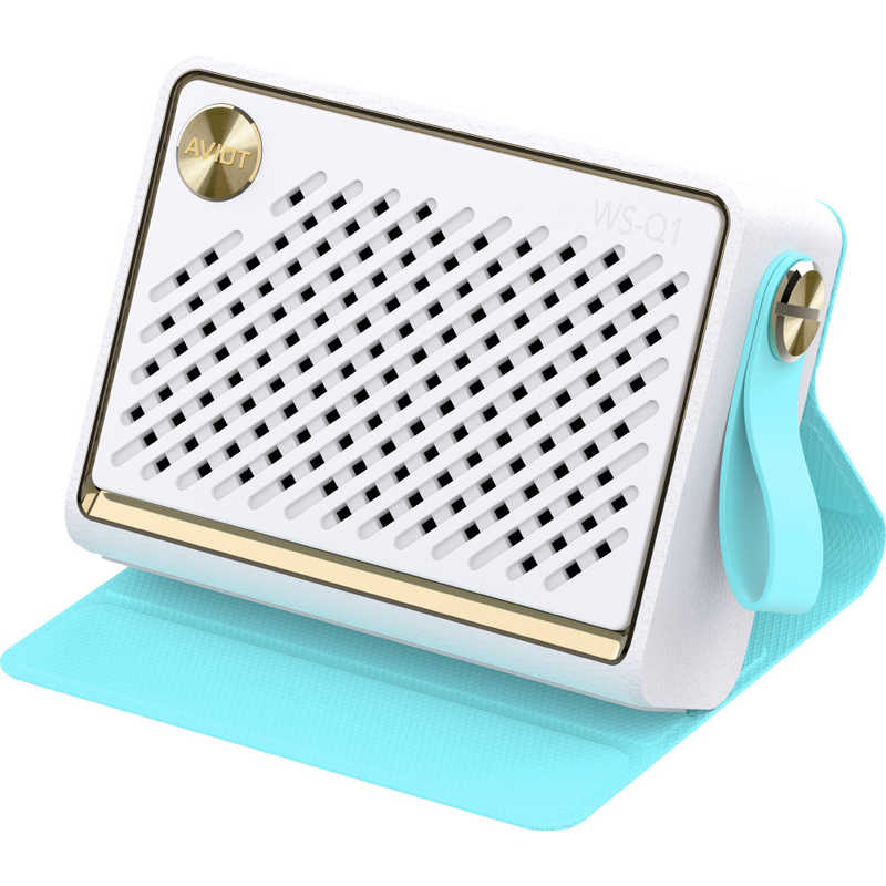アビオット AVIOT ワイヤレススピーカー ピピーカー Bluetooth対応 IP67防塵防水 ピエール中野モデル ホワイト WS-Q1PNK-WH