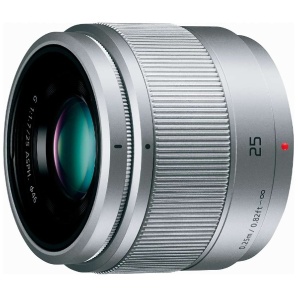 Panasonic 単焦点レンズ マイクロフォーサーズ用 LUMIX G シルバー H-H025-S パナソニック ルミックス