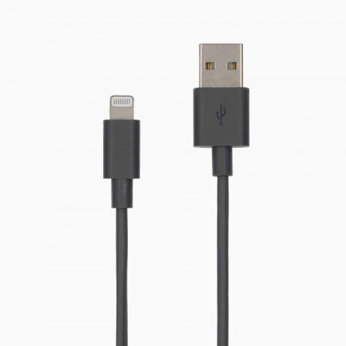 藤本電業 MFiライトニング 2.4A 充電通信ケーブル 1m グレー CK-L10GY