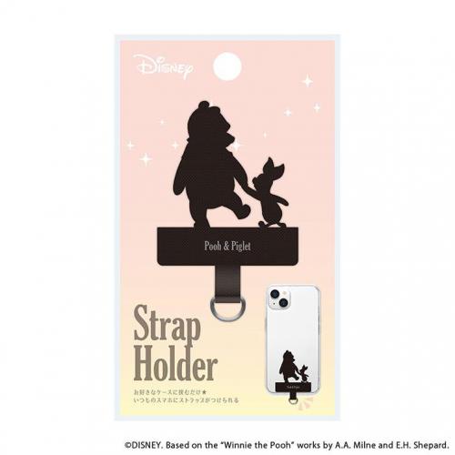 PGA ダイカット ストラップホルダー Premium Style プーさん PG-DSTHLD07POO