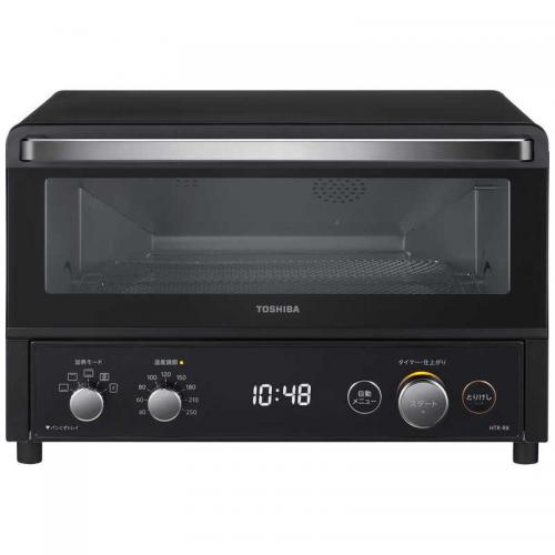 東芝 TOSHIBA オーブントースーター1300W ブラック HTR-R8(K)