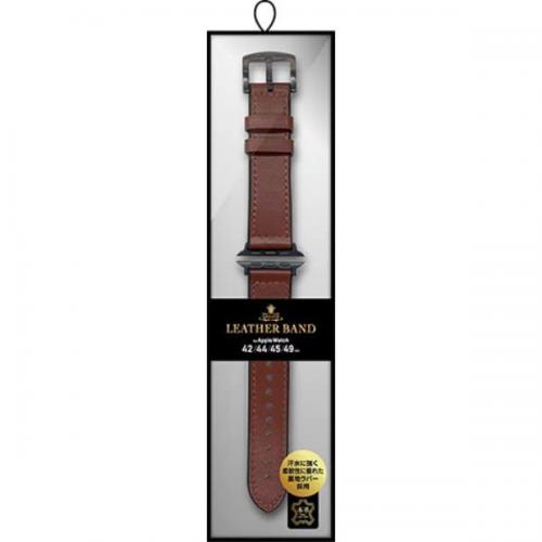 エアージェイ air-J Apple Watch 本革バンド ブラウン AWB4-BR