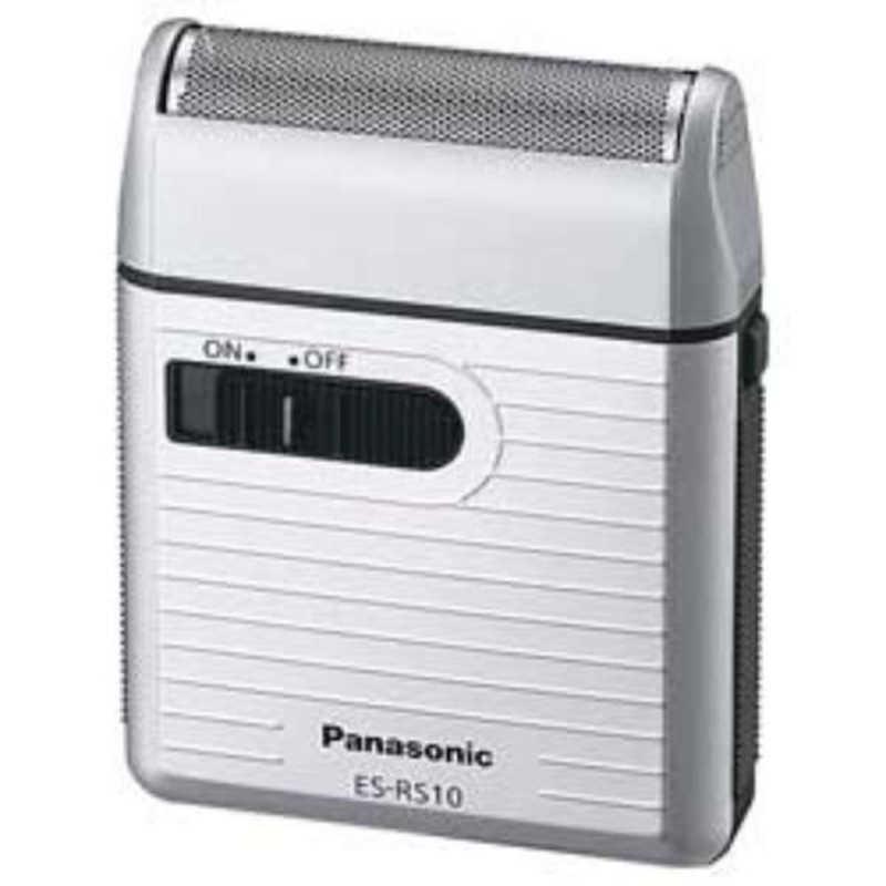 パナソニック Panasonic メンズシェーバー 1枚刃 乾電池式 コンパクト シルバー調 ES-RS10-S