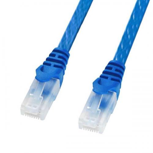 サンワサプライ SANWA SUPPLY カテゴリ6 LANケーブル 10m ブルー LA-FL6TS-10BL