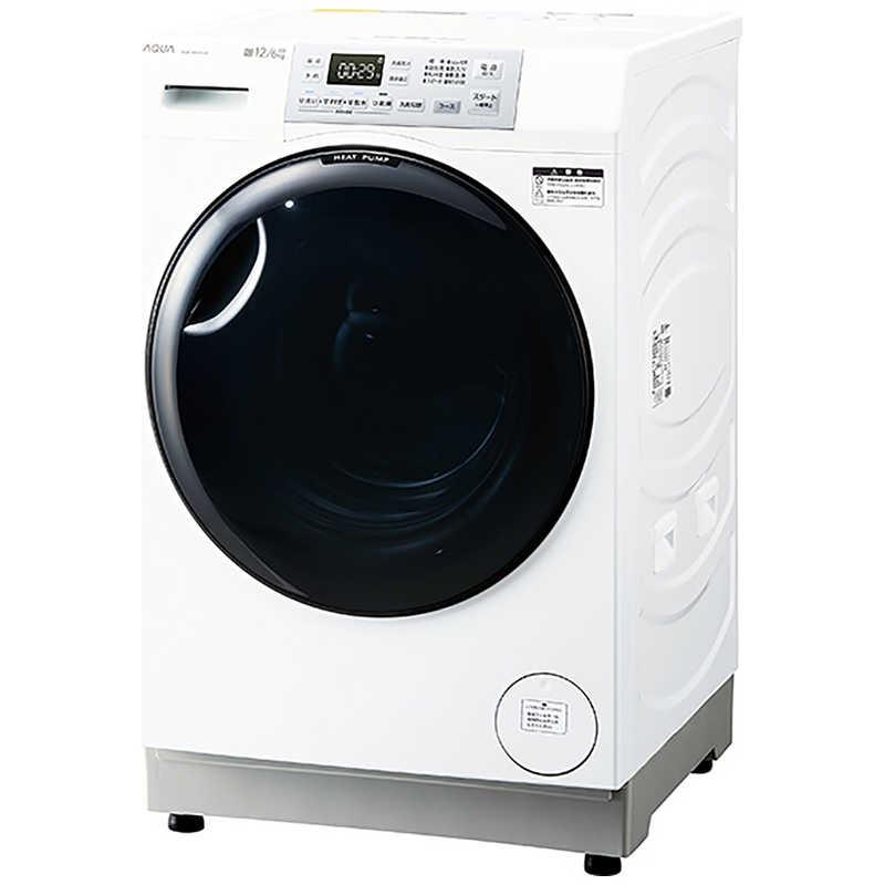 アクア AQUA AQW-SD12A-R-W ドラム式洗濯乾燥機 洗濯12kg/乾燥6kg 右開き ホワイト（大型）