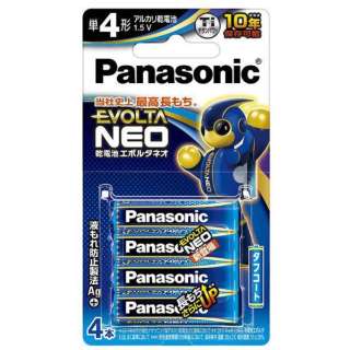 Panasonic 乾電池エボルタネオ単4形4本パック LR03NJ/4B パナソニック