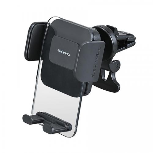 セイワ SEIWA スマホホルダーAC エアコン取付 クリアパーツ採用 ボタン開閉 角度調整可能 WA118