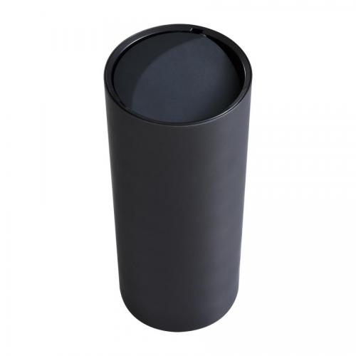 セイワ SEIWA 車用 ゴミ箱 ボトルダスト カップホルダー マグネット ソフト素材 ブラック WA95