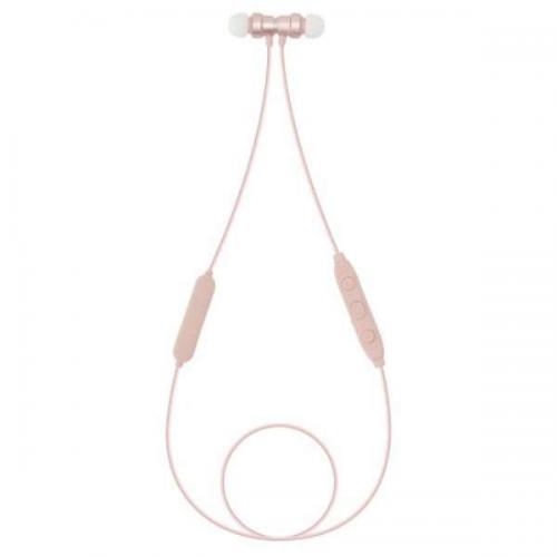 QTJ クオリティトラストジャパン Bluetooth ver5.3 低遅延ステレオイヤホンマイク プレフルイヤホン ピンク QB-081CPK