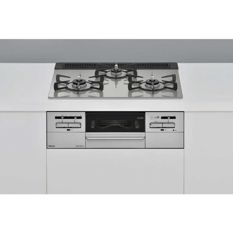 リンナイ　Rinnai ビルトインガスコンロ ココットプレート付属［同等品：RS31W35T2DGAVW］ リンナイ シルキーシルバー [約60cm /プロパンガス /左右強火] RX31W35T2DGAW