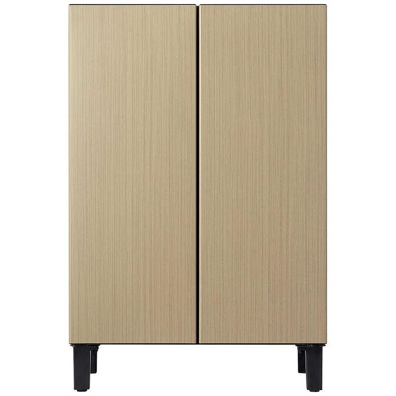 アクア AQUA AQR-FD7B-C 冷蔵庫 72L 2ドア フレンチドア グレージュウッド（宅配）