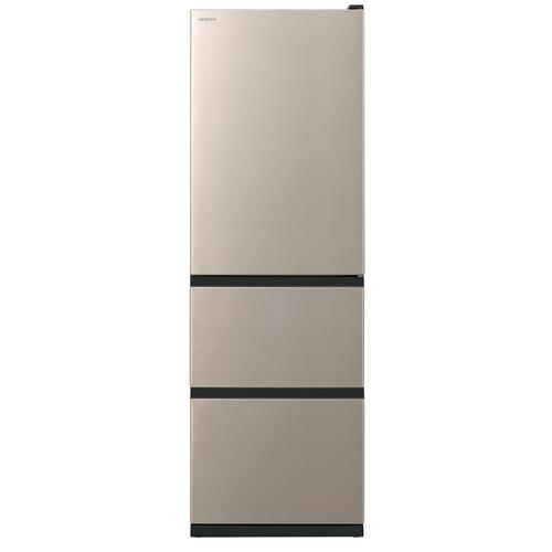 日立 HITACHI R-V38Y-N 冷蔵庫 375L 3ドア 右開き ライトゴールド（大型）