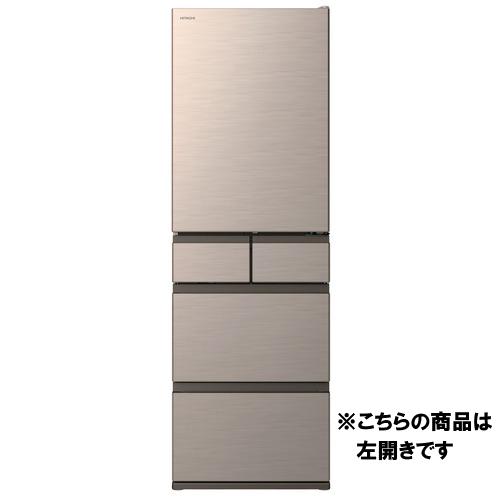日立 HITACHI R-HWS47YL-N 冷蔵庫 470L 5ドア 左開き ライトゴールド（大型）