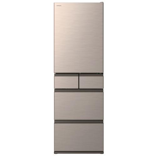 日立 HITACHI R-HWS47Y-N 冷蔵庫 470L 5ドア 右開き ライトゴールド（大型）
