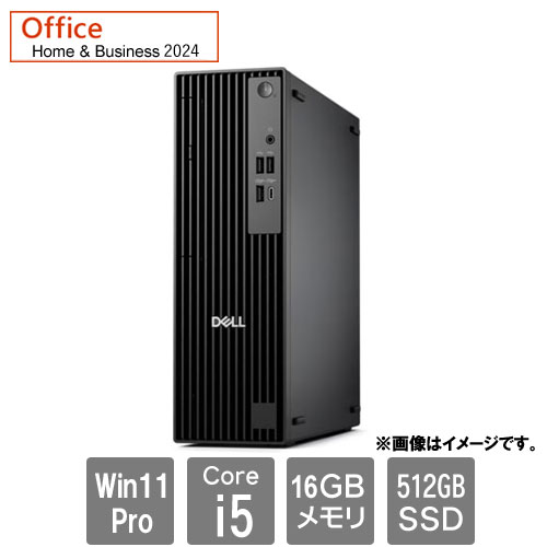 Dell Technologies Dell Pro Slim(Core i5-14500/16GB/SSD・512GB/SuperMulti/Win11Pro/Office Home & Business 2024/1年保守) DTOP114-023H1