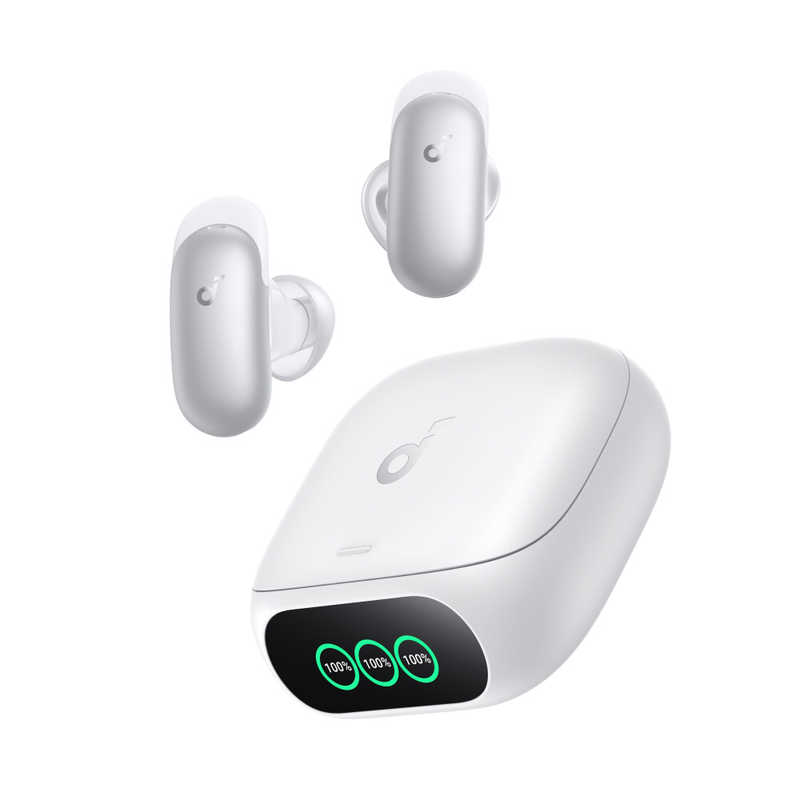 アンカー Anker 完全ワイヤレスイヤホン Soundcore Liberty 5 Pro アクティブノイズキャンセリング ハイレゾ IP55 パールホワイト D1203N21