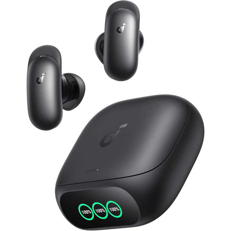 アンカー Anker 完全ワイヤレスイヤホン Soundcore Liberty 5 Pro アクティブノイズキャンセリング ハイレゾ IP55 ミッドナイトブラック D1203N11