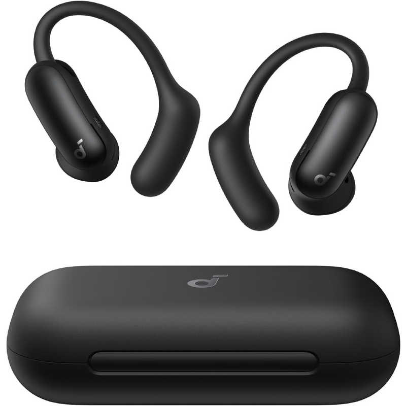 アンカー Anker 完全ワイヤレスイヤホン Soundcore AeroFit 2 Pro オープン/インナーイヤー切替 ノイズキャンセリング IP55 ミッドナイトブラック A3875N11