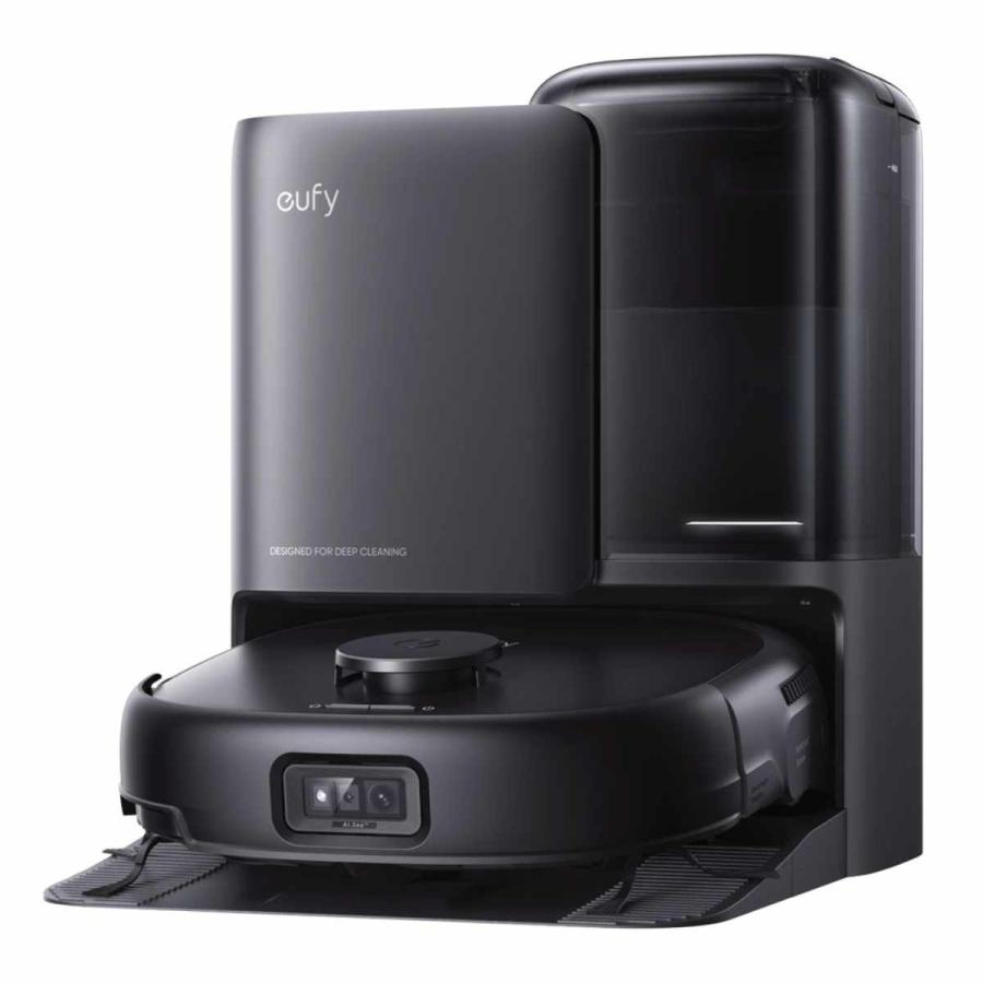 アンカー Anker ロボット掃除機 eufy Robot Vacuum Omni E25 吸引&水拭き両用 20000Pa AI障害物認識 全自動クリーニングステーション付 ブラック T2353511