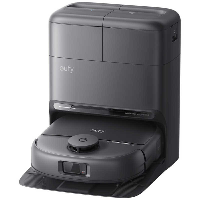 アンカー Anker ロボット掃除機 eufy Robot Vacuum Omni C28 吸引&水拭き両用 15000Pa 全自動クリーニングステーション付 ブラック T211A510
