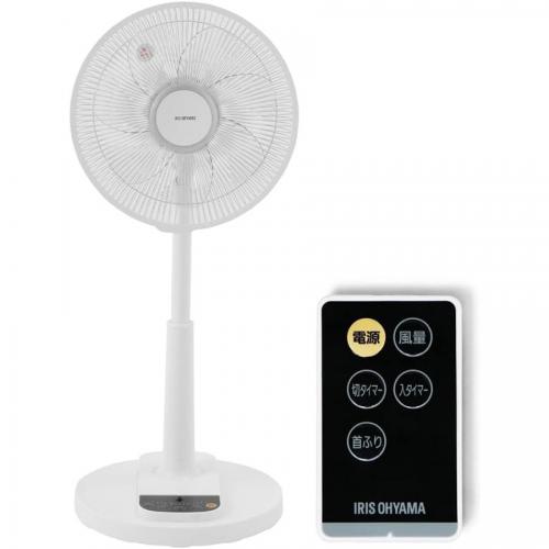 アイリスオーヤマ IRIS OHYAMA 扇風機 リモコン付 ホワイト LFD-306L-W