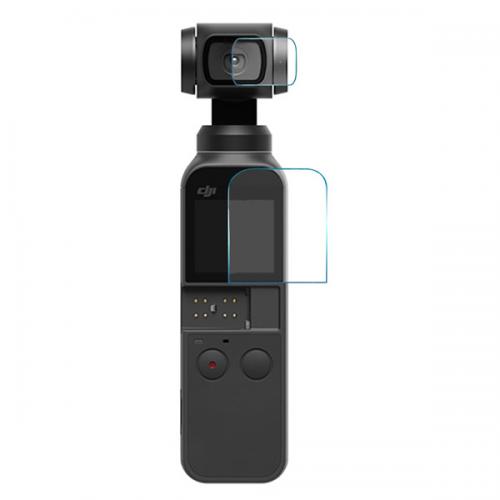 GLIDER グライダー DJI Osmo Pocket専用 超硬度保護フィルム メイン&レンズ フィルム ガラスフィルム オスモポケット対応 GLD3303MJ56