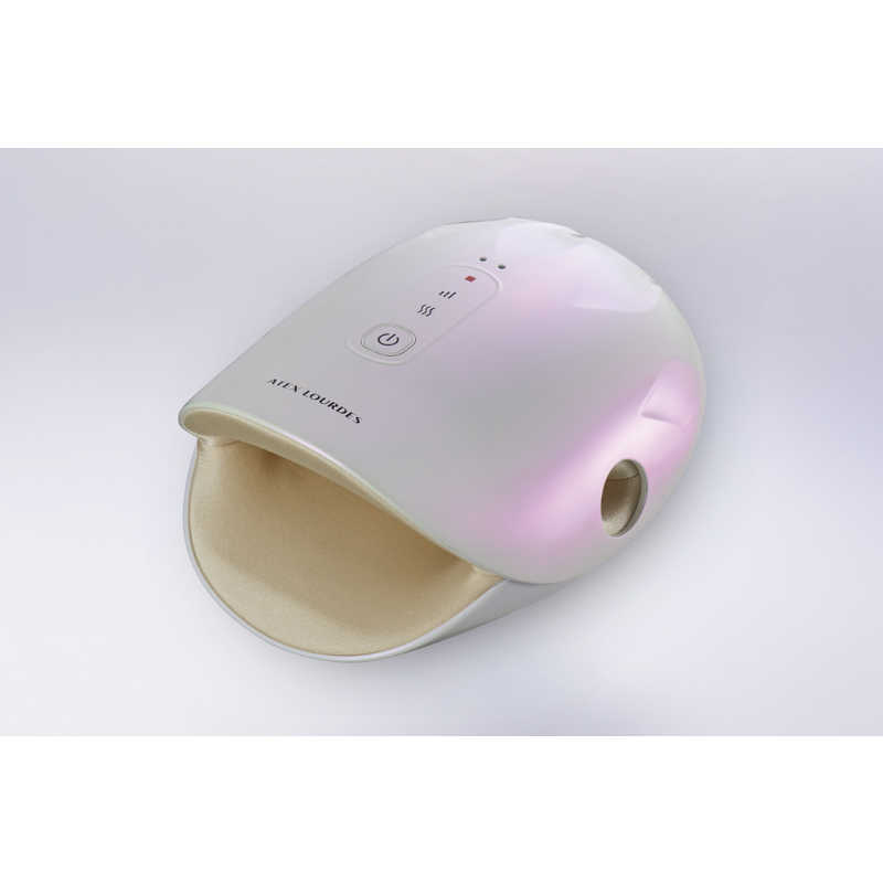 アテックス ATEX AX-HJ365wh ハンドマッサージャー ルルド ハンドケア コードレス 温熱・指ストレッチ機能付 オーロラホワイト