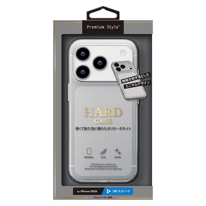 PGA iPhone 18 Pro ケース ハードケース Premium Style クリア PG-26BPC02CL