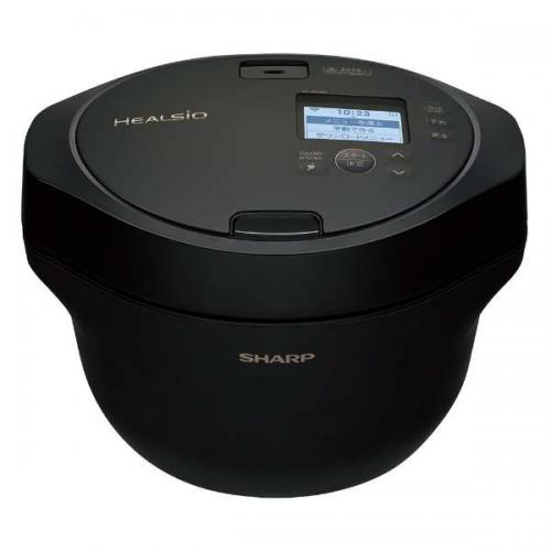 シャープ SHARP 水なし自動調理鍋 HEALSIO ヘルシオ ホットクック 1.6L ブラック系 KN-HW16H-B