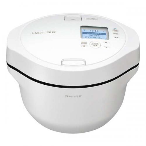 シャープ SHARP 水なし自動調理鍋 HEALSIO ヘルシオ ホットクック 2.4L ホワイト系 KN-HW24H-W