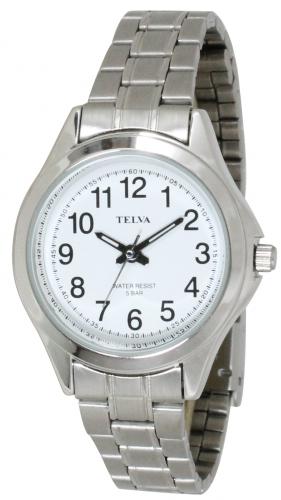 クレファー CREPHA 腕時計 レディース シルバー 10年電池 テルバ TELVA TE-AL036-WTS