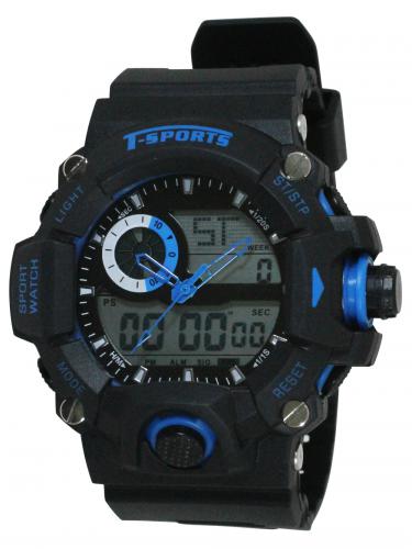 クレファー CREPHA 腕時計 Tスポーツ アナデジウォッチ ブルー TSAD093BL