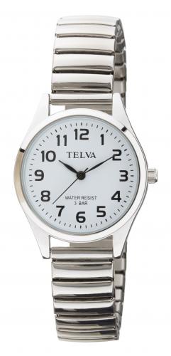 クレファー CREPHA 腕時計 アナログ メタルバンド 生活防水 レディース シルバー テルバ TELVA TE-AL149-WTS