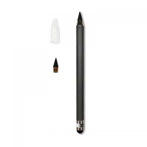 フェイム企画 削らない鉛筆 メタルペンシル&タッチペン ブラック 替芯付き FMK-MPS2205BK