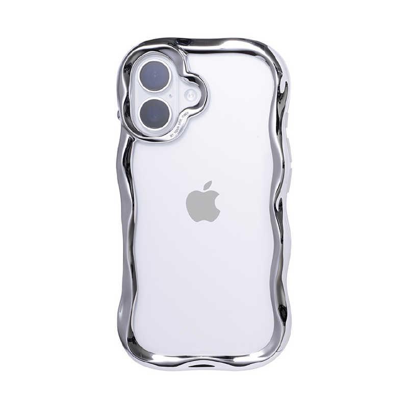 ハミィ HAMEE ［iPhone 16専用］iFace BeBling クリアケース iFace シルバー 41-983690