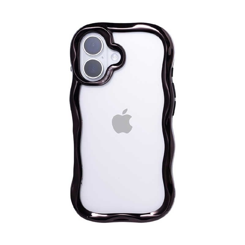 ハミィ HAMEE［iPhone 16専用］iFace BeBling クリアケース iFace ブラック 41-983683