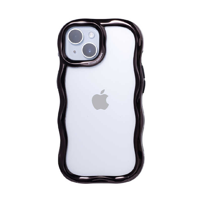 ハミィ HAMEE ［iPhone 15/14/13専用］iFace BeBling クリアケース iFace ブラック 41-983652