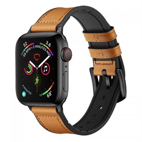 DOSSYY AppleWatchバンド 本革 38-40mm ブラウン AWDL01BR