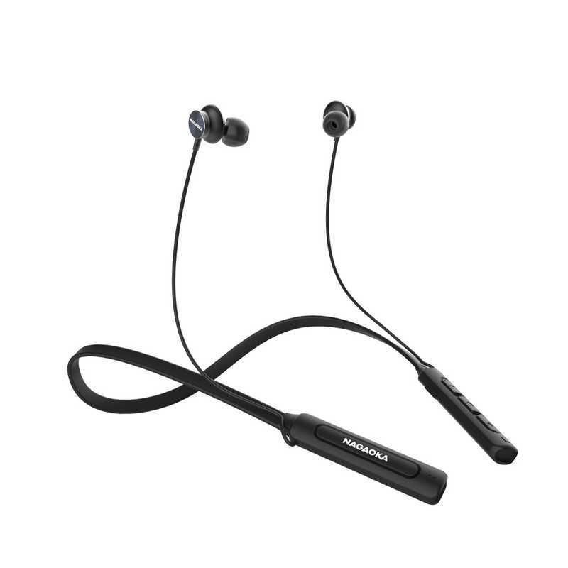 ナガオカ　ネックバンド型ＢＴイヤホン BT826BK
