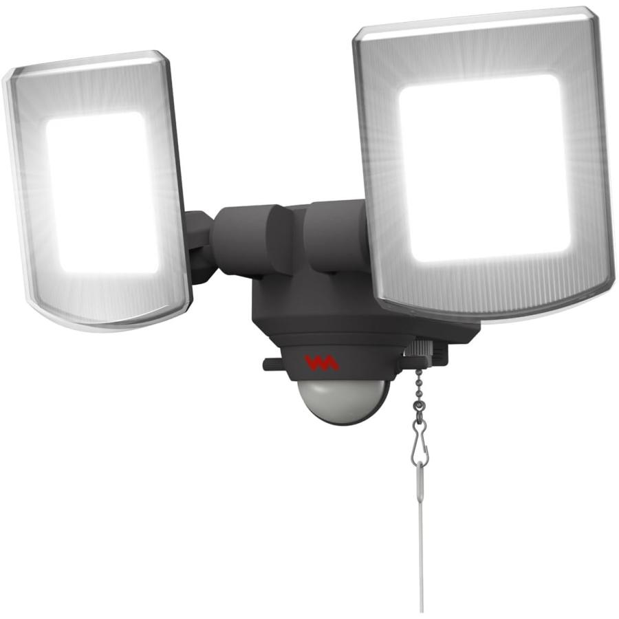 ムサシ Musashi　 14Wx2灯マルチアーム式LEDセンサーライト LED-AC228