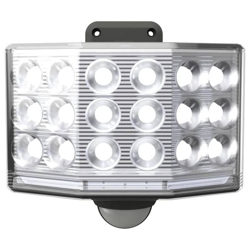 ムサシ Musashi　 9Wワイド フリーアーム式 LED乾電池センサーライト LED-170