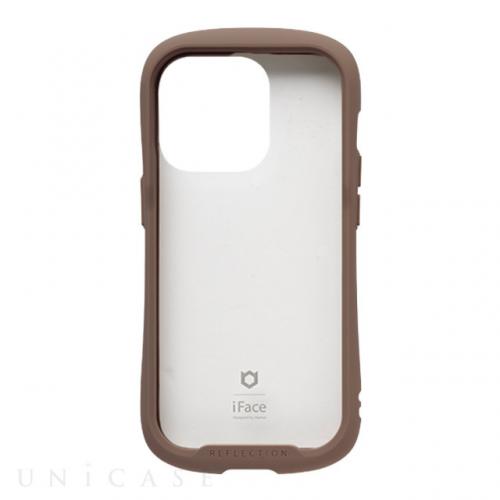 Hamee ハミィ iFace iPhone 14 Pro専用ケース クリア 強化ガラス ブラウン 41-945193