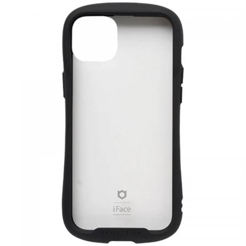 Hamee ハミィ iFace iPhone 14 Plus専用ケース クリア 強化ガラス ブラック 41-945209