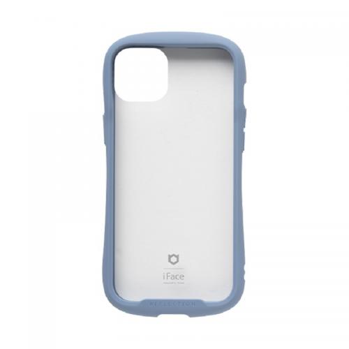 Hamee ハミィ iFace iPhone 14 Plus専用ケース クリア 強化ガラス ペールブルー 41-945261