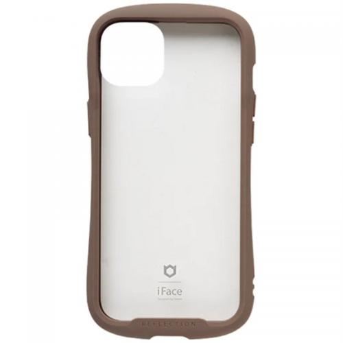 Hamee ハミィ iFace iPhone 14 Plus専用ケース クリア 強化ガラス ブラウン 41-945278